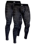 Leggings de Nylon de 28in Sin Bragueta 2pk Camo