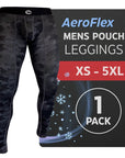 Leggings de Nylon de 28in Sin Abertura 1pk Camuflaje Gris