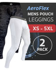 Leggings de Nylon de 28in Sin Abertura 2pk Camuflaje Gris/Blanco