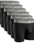 Boxers Modal 7in Sin Abertura 6pk Negro