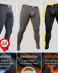 Leggings de Nylon de 28in Sin Bragueta 2pk Gris/Blanco