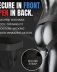Jockstrap de Malla de Nylon 0in Sin Abertura 3pk Negro