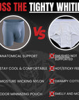 Calzoncillos Boxer de Nylon 6in Sin Abertura 3pk Negro/Azul/Gris