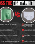 Brushed Nylon 7in Boxer Briefs V-Fly 3pk Black Plum/Sagebrush/Sterling