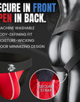 Jockstrap de malla de nylon 0in sin abertura 3pk negro/azul claro/rojo