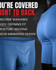 Nylon 9in Boxer Briefs V-Fly 3pk Black