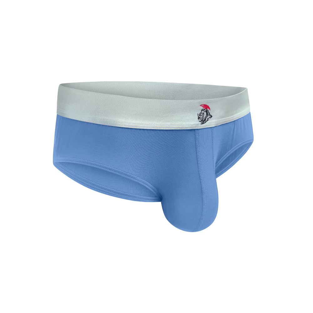 Ball pouch, ball hammock pouch brief with the real Men apparel rhino logo on the waistband