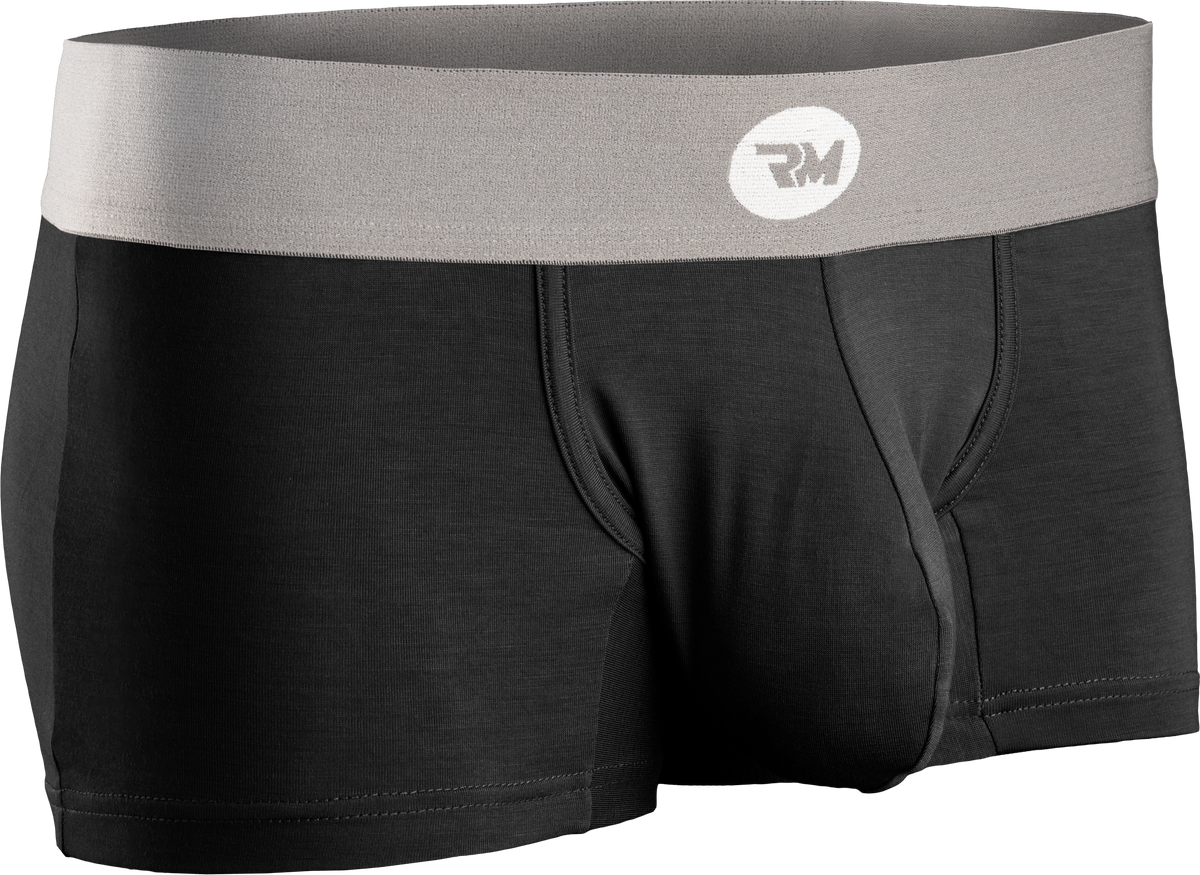 Modal 3in Boxer Briefs No Fly 1pk Black