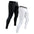 Nylon 28in Leggings No Fly 2pk Black/White