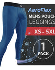 Nylon 28in Leggings No Fly 1pk Dark Blue