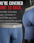 Modal 7in Boxer Briefs No Fly 6pk Black/Dark Gray/Navy