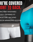 Modal 3in Boxer Briefs No Fly 3pk Heather Gray/Slate Gray/White