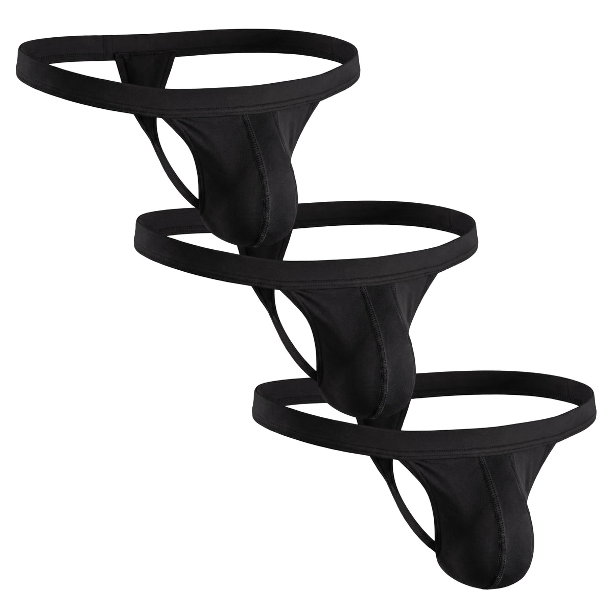 Modal 0in Thong No Fly 3pk Black