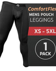 Leggings Modal 28in V Fly 1pk Negro