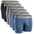 6-Pack - Black/Dark Gray/Navy