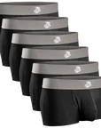 Bóxers Modal 3in Sin Abertura 6pk Negro