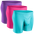 3 Pack - Pink/Purple/Turquoise