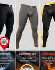Leggings de Nylon 28in Sin Bragueta 2pk Negro