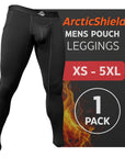 Leggings de Nylon Cepillado de 28in V Fly 1pk Negros