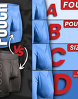 Modal 0in Thong No Fly 3pk Gold/Orange Brick/Sand