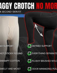 Leggings de Nylon Cepillado de 28in V Fly 1pk Negros