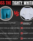 Modal 7in Boxer Briefs V-FLY 3pk Black/Cyan/Gray