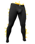 Leggings de Nylon Cepillado de 28in V Fly 1pk Negros