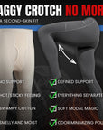 Leggings Modal de 28in V Fly 1pk Gris