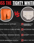 Modal 7in Boxer Briefs V-Fly 3pk Brown/Olive Green/Orange
