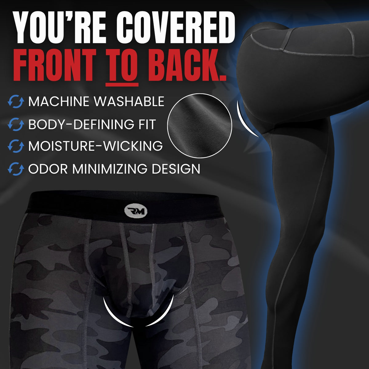 Nylon 28in Leggings No Fly 1pk Gray Camo