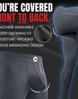 Nylon 28in Leggings No Fly 1pk Gray