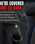 Leggings de Nylon 28in Sin Bragueta 2pk Negro/Azul