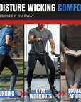 Leggings de Nylon 28in Sin Bragueta 2pk Negro/Azul