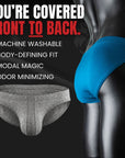 Modal 0in Low-Rise Bikini Briefs No Fly 3pk Black/Blue/Gray