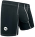 Men's black long-leg boxer brief