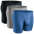 Modal 7in Boxer Briefs V-FLY 3pk Slate/Heather Gray/Blue