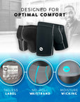 Men's boxer briefs featuring