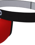 Jockstrap sin tirantes de nailon 0in sin abertura 1pk rojo