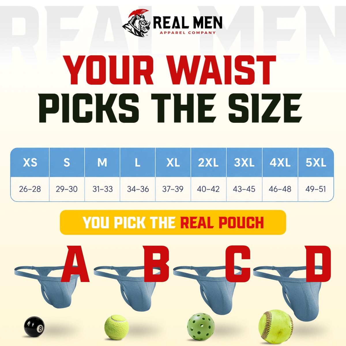 Real Men Pouch Underwear