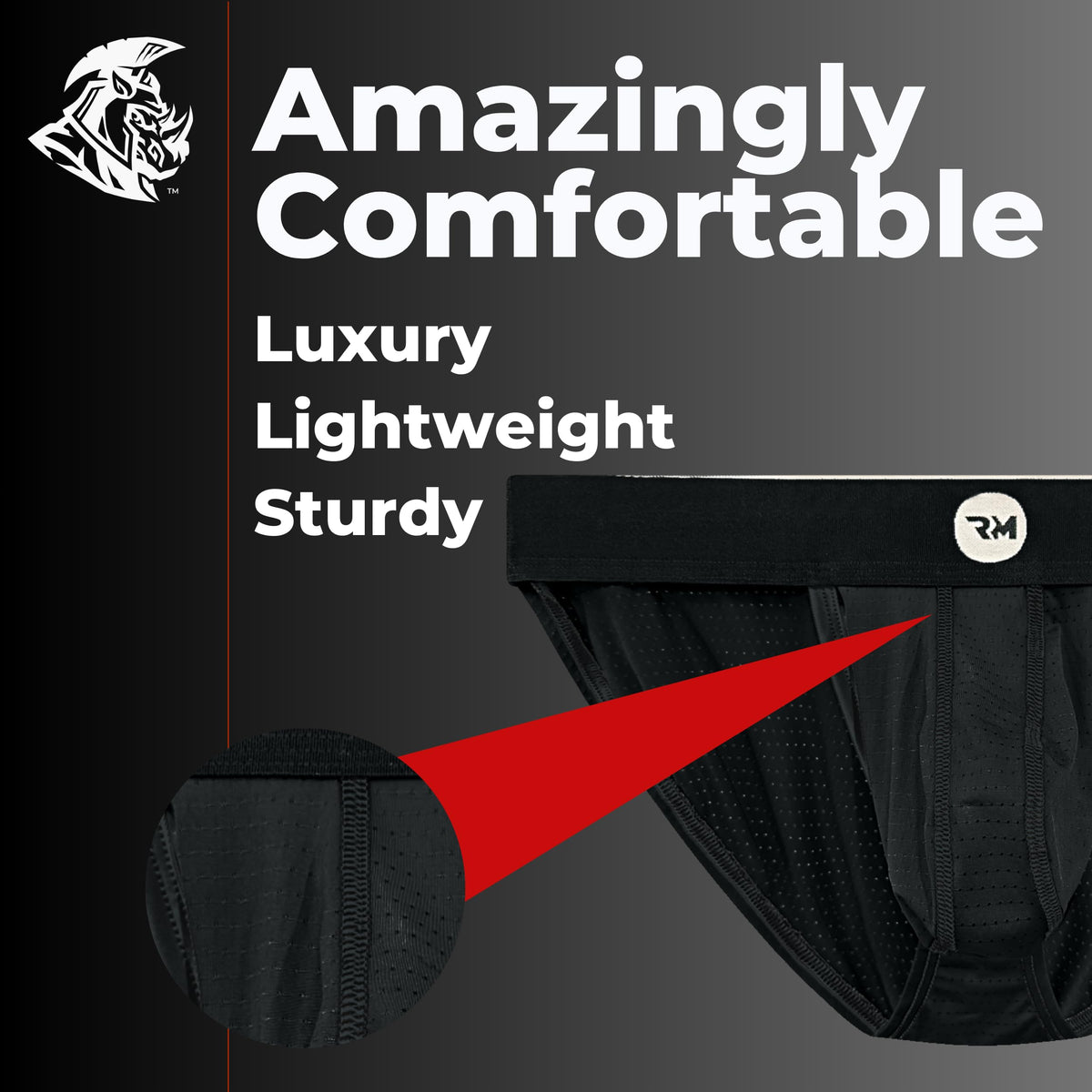 Men's nylon briefs with luxury lightweight breathable fabric and sturdy design